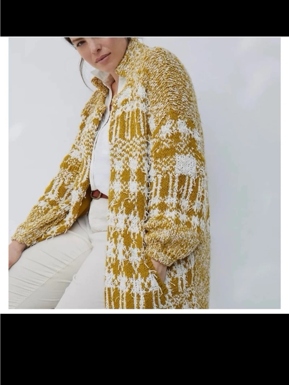 ANTHROPOLOGIE Shaina Sweater Coat fits up to a Large - Picture 7 of 12
